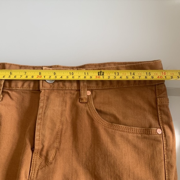 WESC Alessandro Brown Overdyed Cotton Elastane Blend Pants Men Size 31 x 32 - Picture 12 of 15